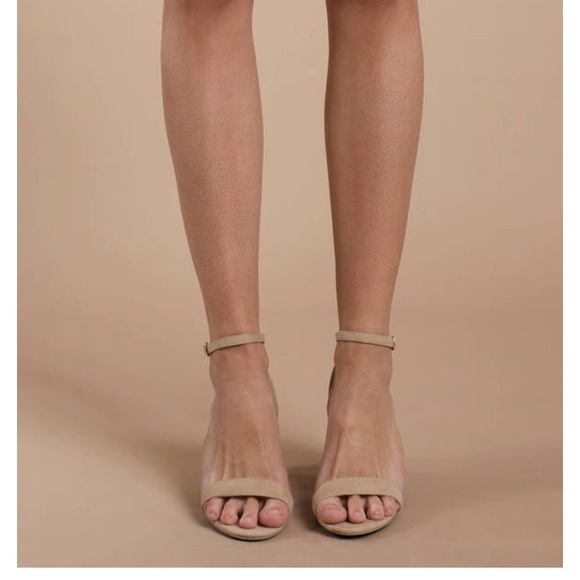 Natural ankle strap heel - Picture 2 of 7